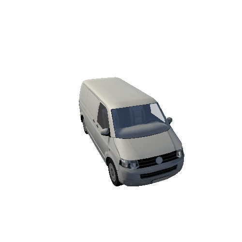 Lowpoly Van_white